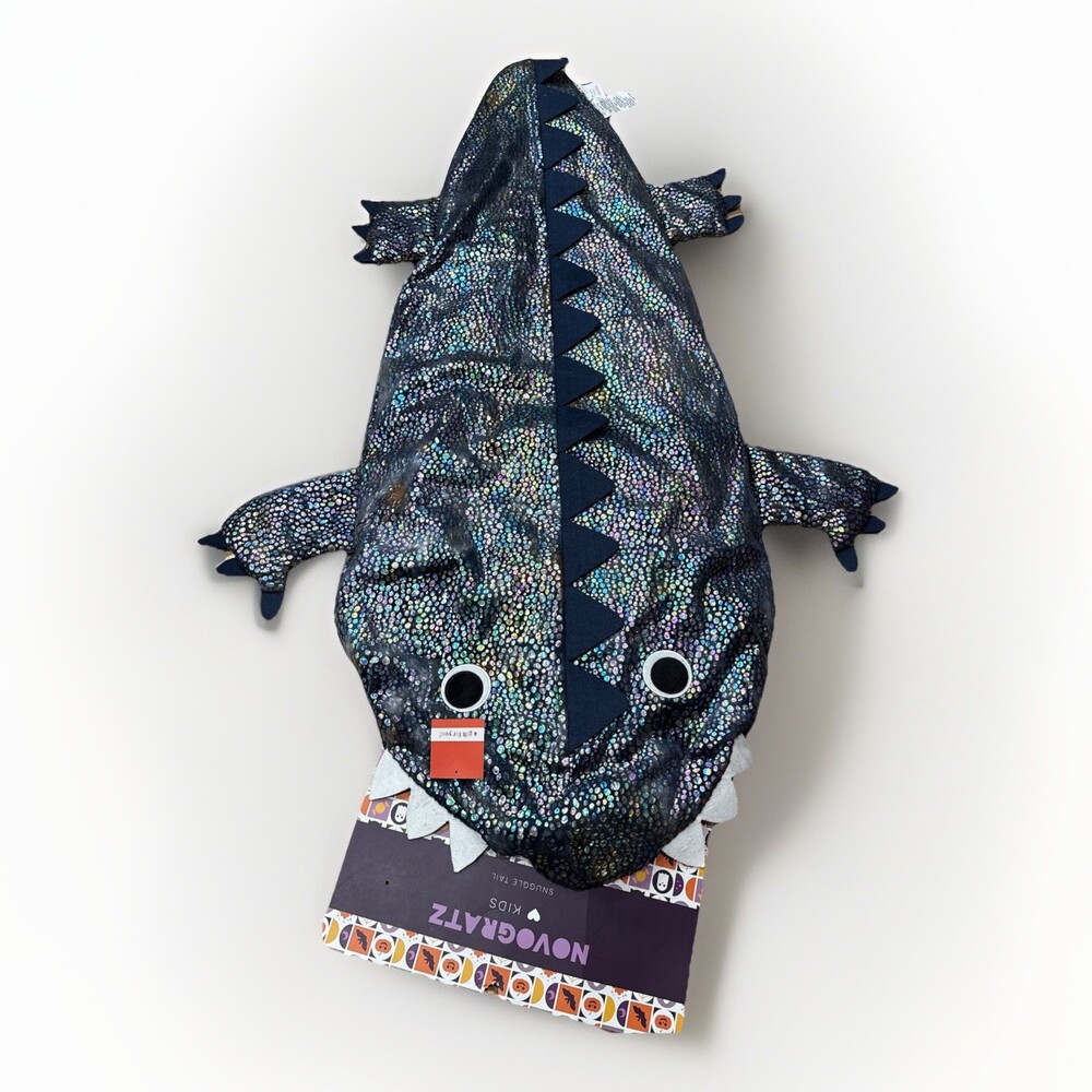 Kids Sleeping Bag Iridescent Soft Material Plush Lizard Blanket Camping